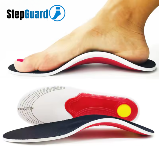 StepGuard Orthopedic Insoles for All-Day Comfort & Support
